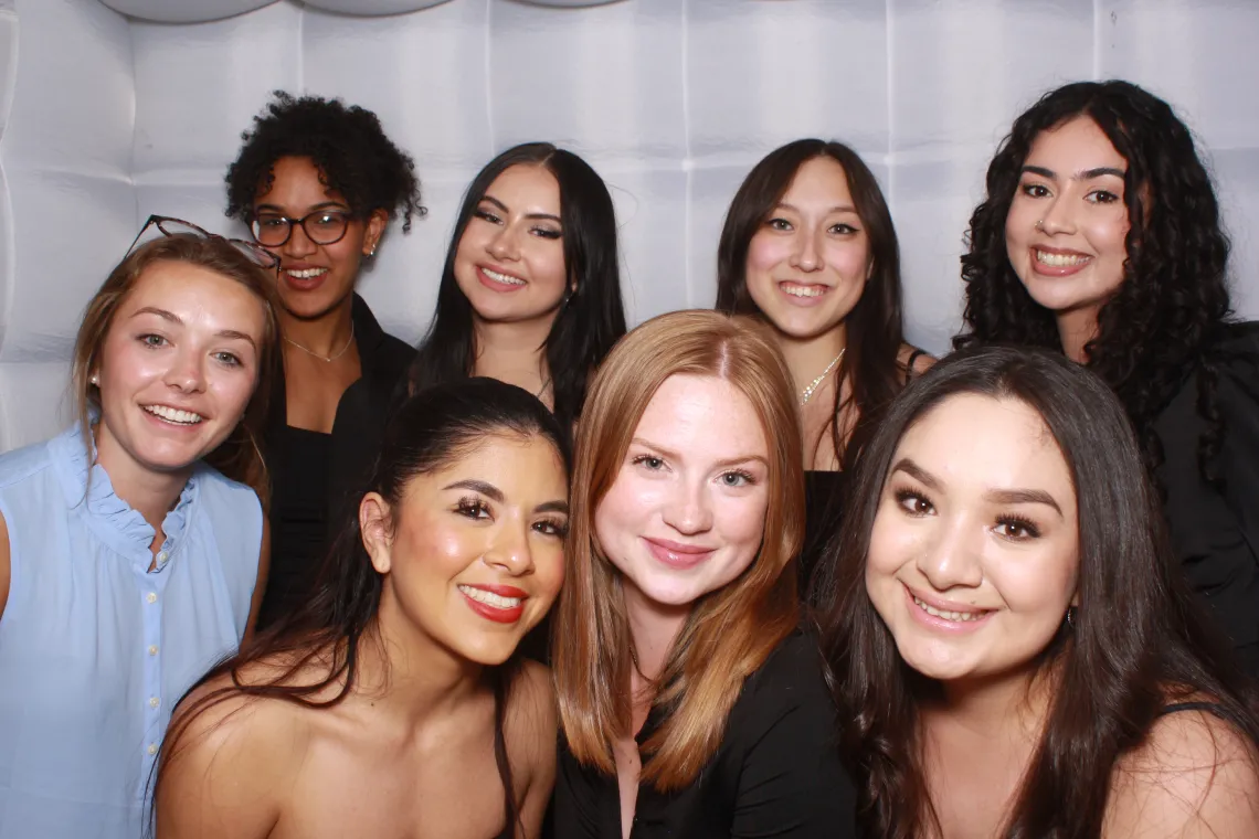 A group of students during the networking event hosted by The Womens Network at the University of Arizona